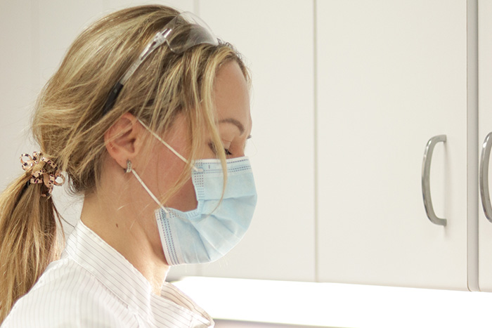 Dental Staff Wear Face Mask at MC Dental